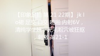 【印象足拍 第 21 22期】 jk lo裙 足交 口交 啪啪 内射6V，清纯学生妹，无毛粉穴被狂抠，刺激 第21-1